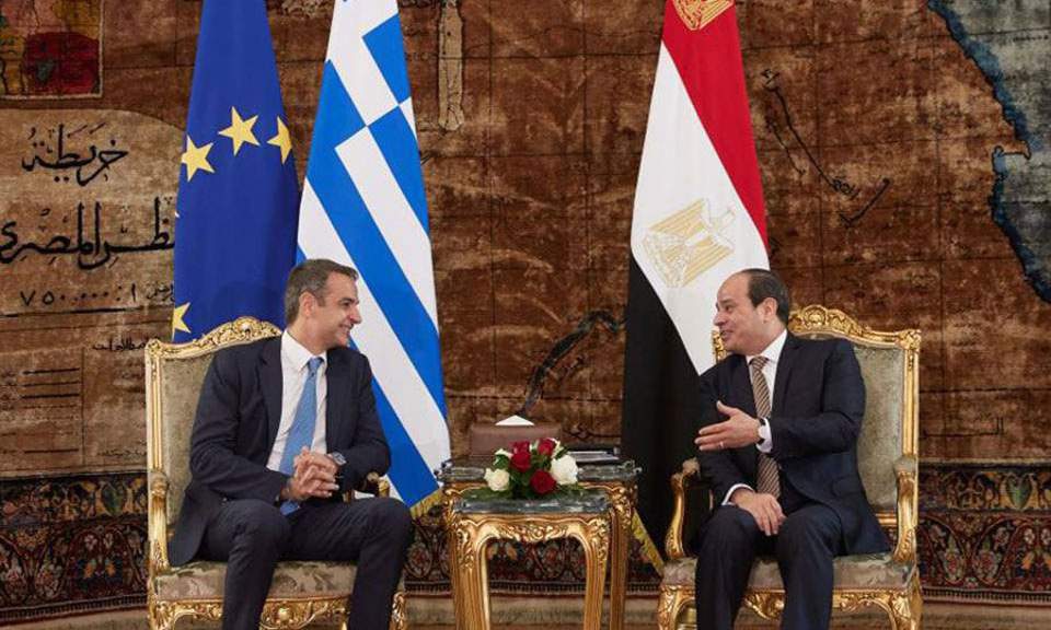 Τηλεφωνική επικοινωνία Μητσοτάκη - Σίσι για Ανατολική Μεσόγειο και Λιβύη