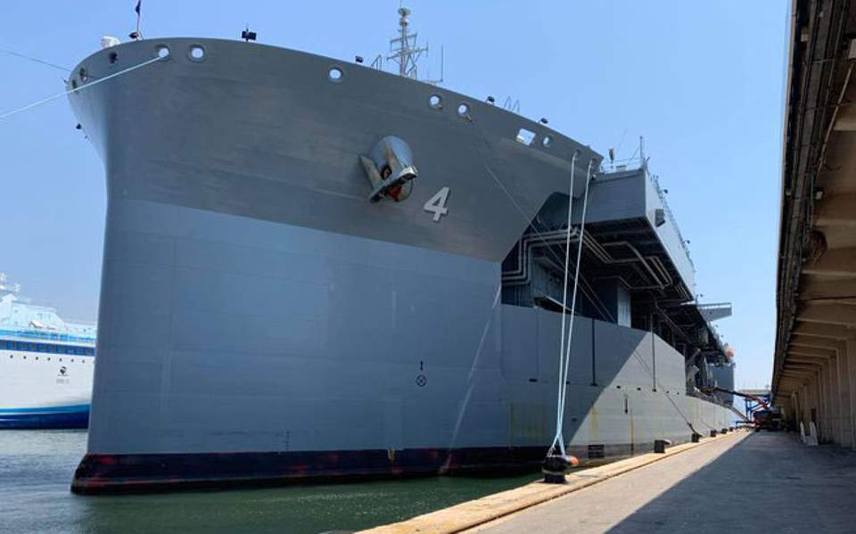 Την άφιξη του USS Hershel «Woody» Williams στην Ελλάδα προανήγγειλε ο Τζ. Πάιατ