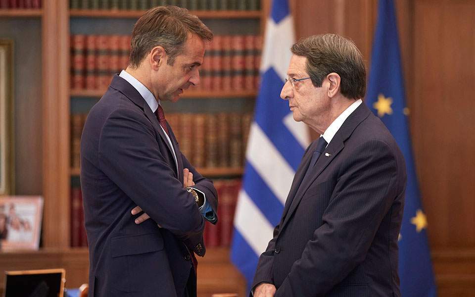 Τηλεφωνική επικοινωνία Μητσοτάκη - Αναστασιάδη